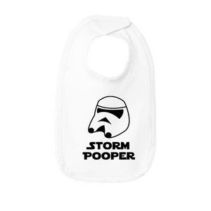 Storm Pooper Baby Bib